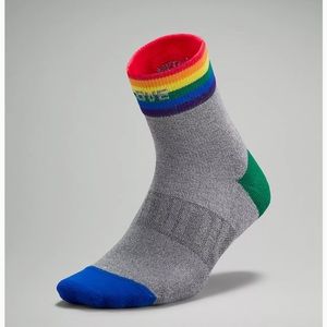 Size S Love rainbow Lululemon socks